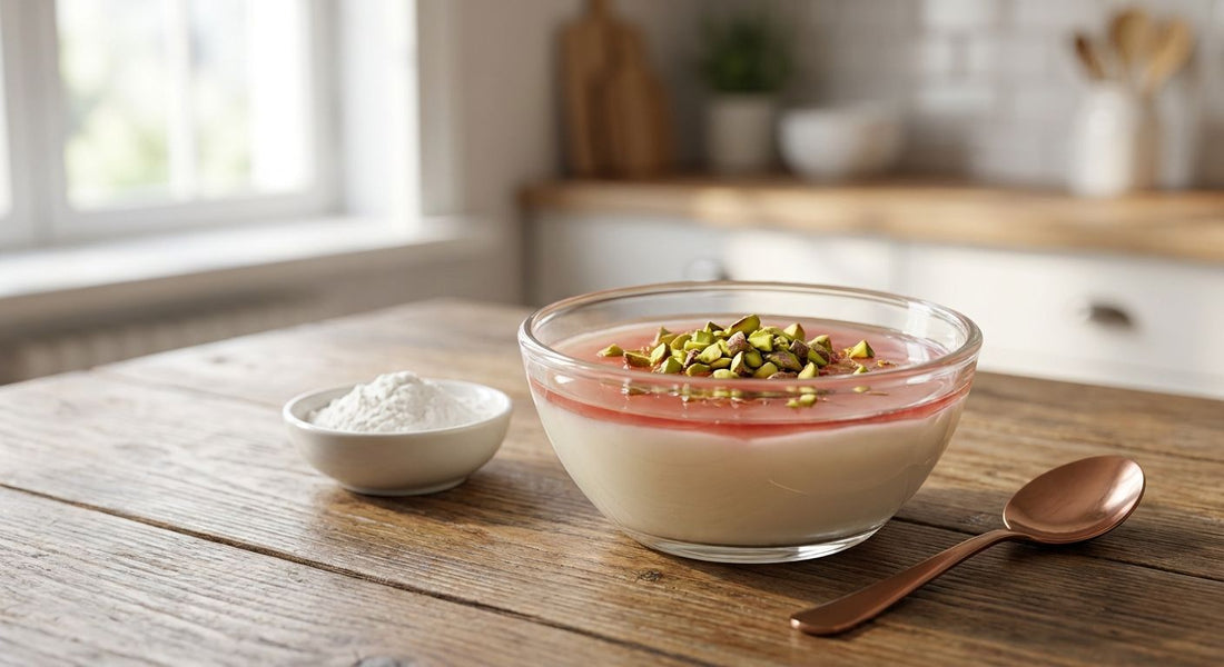 How to make mahalepi pudding with nisiaste powder