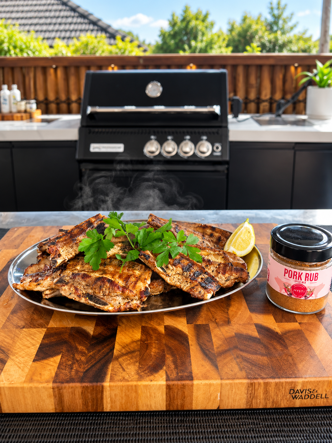 BBQ Pork Belly Strips by Jack The Greek