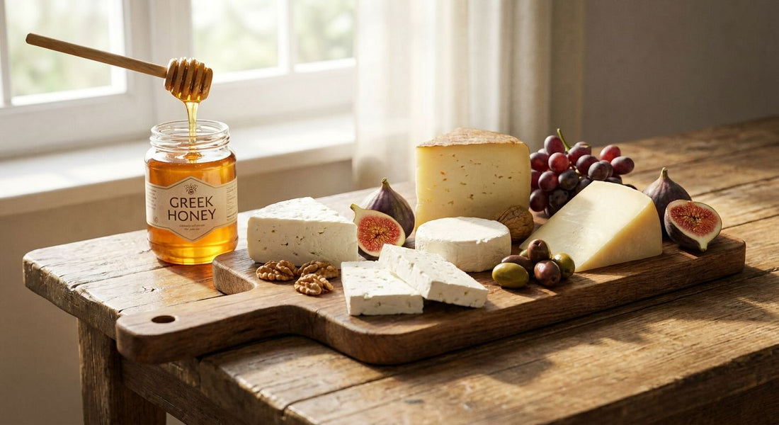 Best gourmet honey for a Mediterranean cheese board
