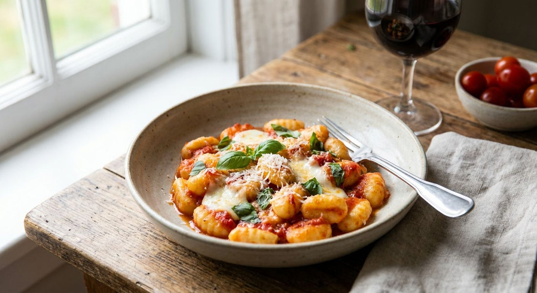 Potato gnocchi for a quick Italian weeknight dinner