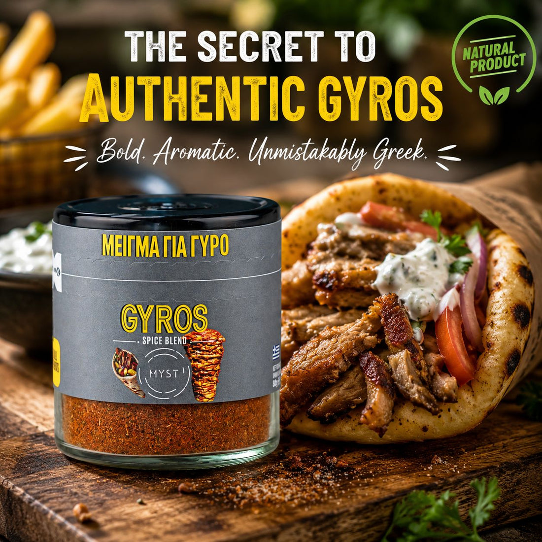 How to make gyros at home with Greek gyros seasoning