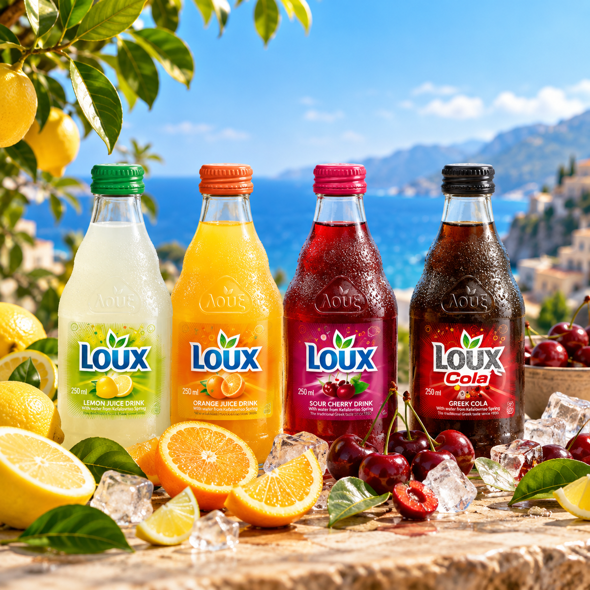 Loux Greek Soft Drinks