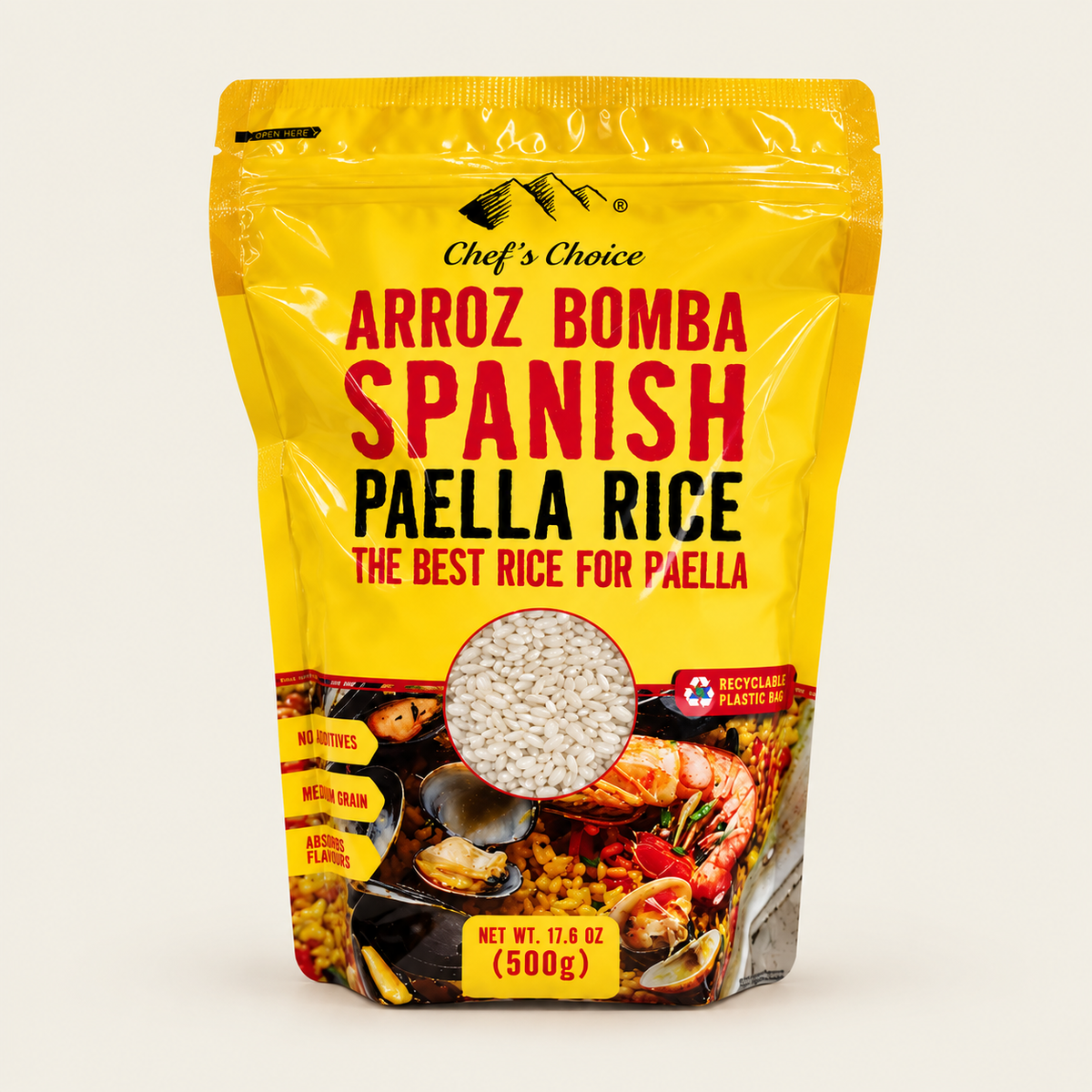 Arroz Bomba Spanish Paella Rice 500g | Paella Rice