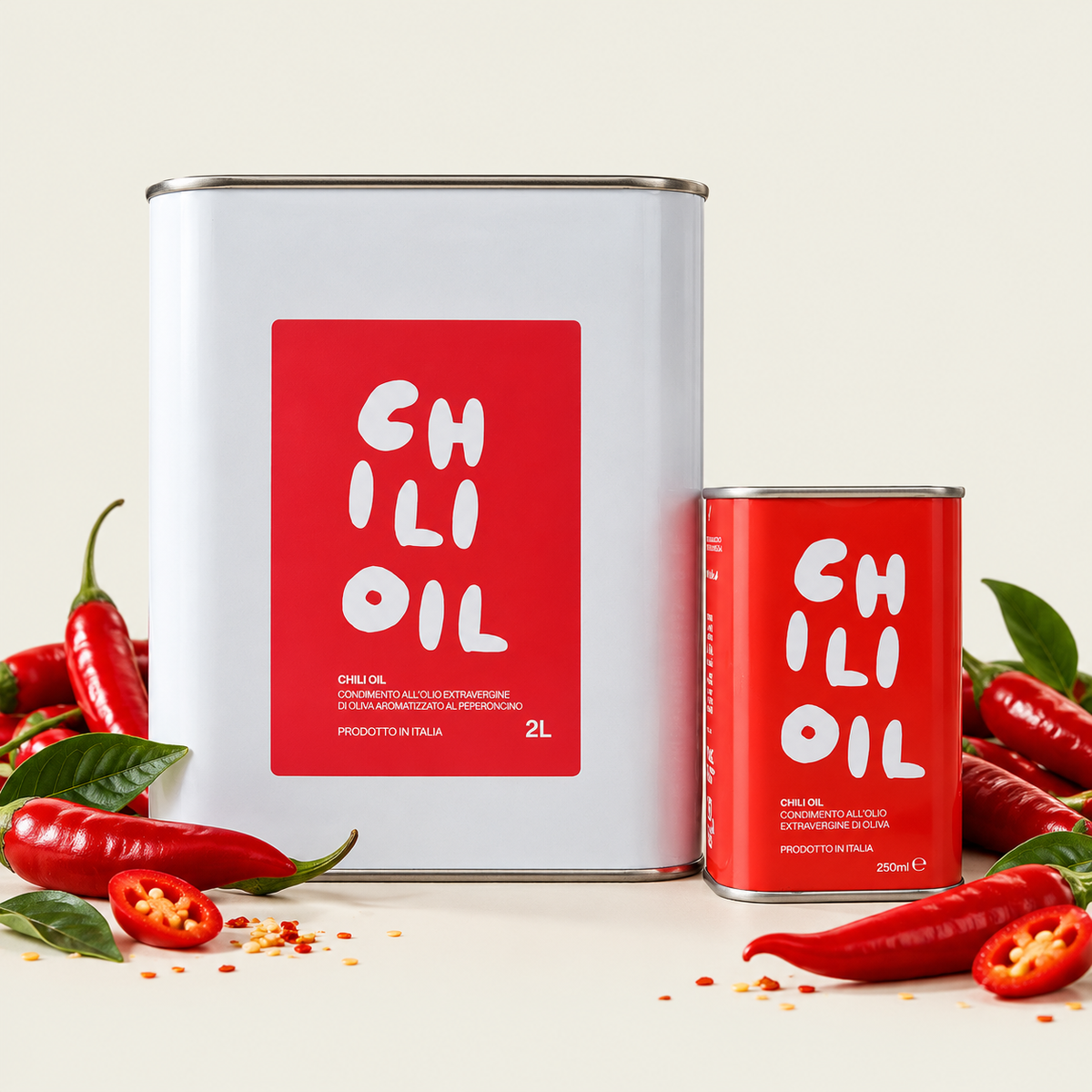 Olea Pia Italian Chilli Oil 250mL Tin