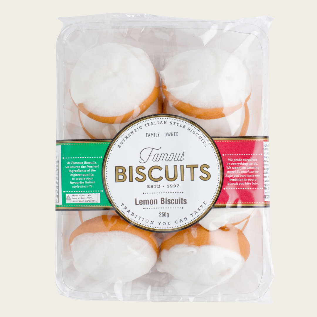 Famous Lemon Biscuits 250g | Italian-Style Biscuits