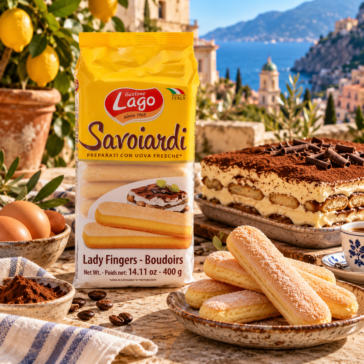 Lago Savoiardi Lady Fingers 400g | Italian Biscuits
