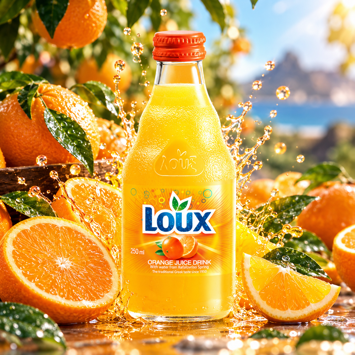 Loux Orange Soft Drink 250ml