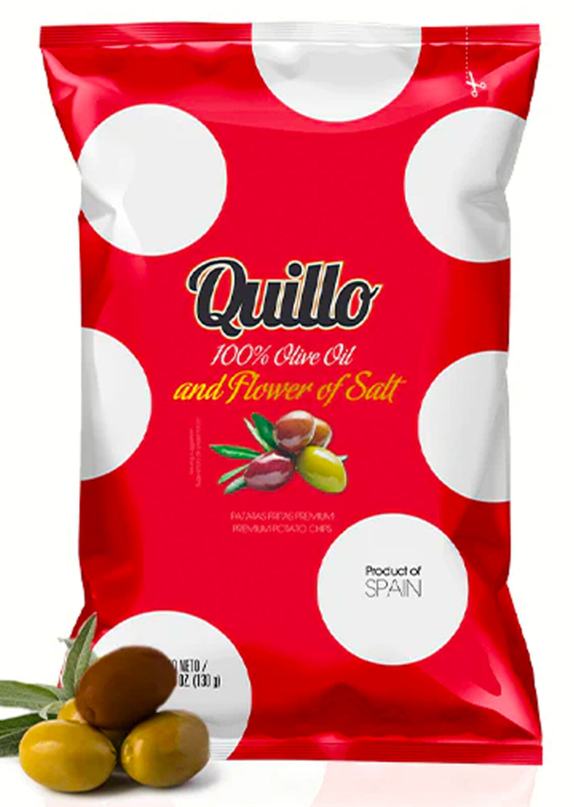 Quillo Chips Olive Oil & Flower of Salt Chips
