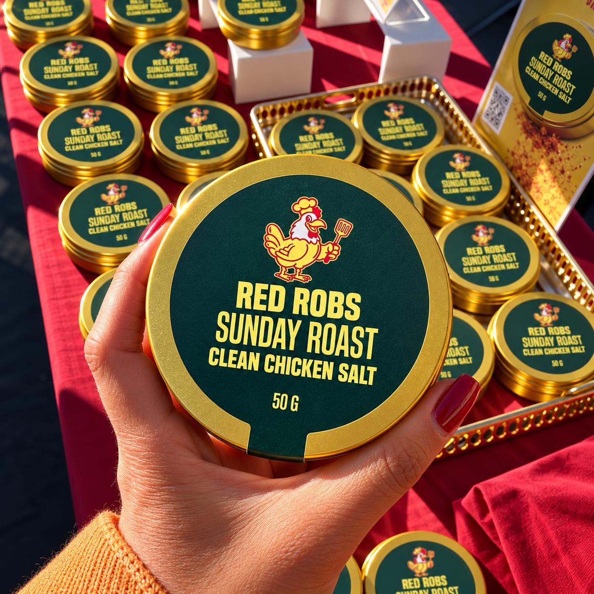 Red Robs Sunday Roast Clean Chicken Salt 50g | Made with Real Chicken