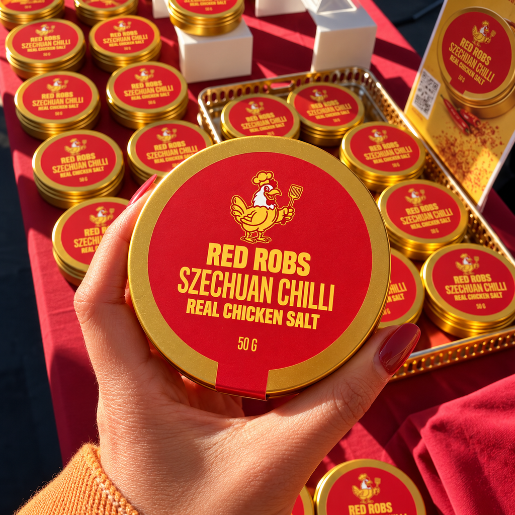 Red Robs Szechuan Chilli Clean Chicken Salt 50g | Made with Real Chicken