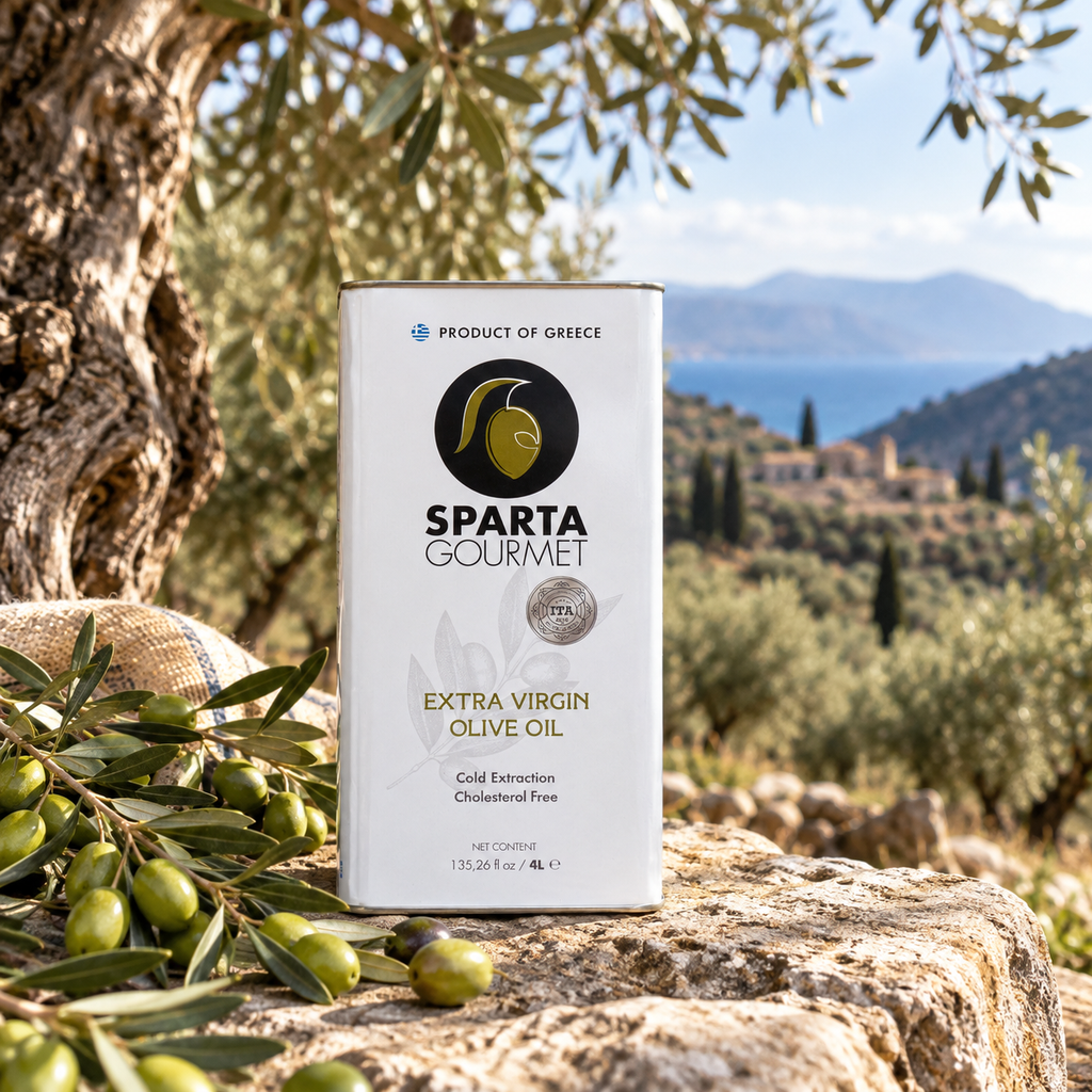Sparta Gourmet Extra Virgin Olive Oil 4L – Premium Greek EVOO
