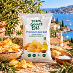 Ted’s Good Oil Sea Salt Potato Chips 130g | Olive Oil Chips