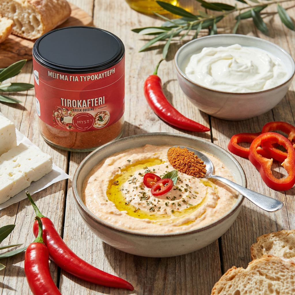 Natural Tirokafteri Spicy Feta Dip Mix- 120g