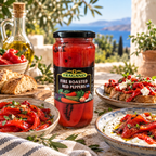 Tragano Fire Roasted Red Peppers 480g | Greek Peppers