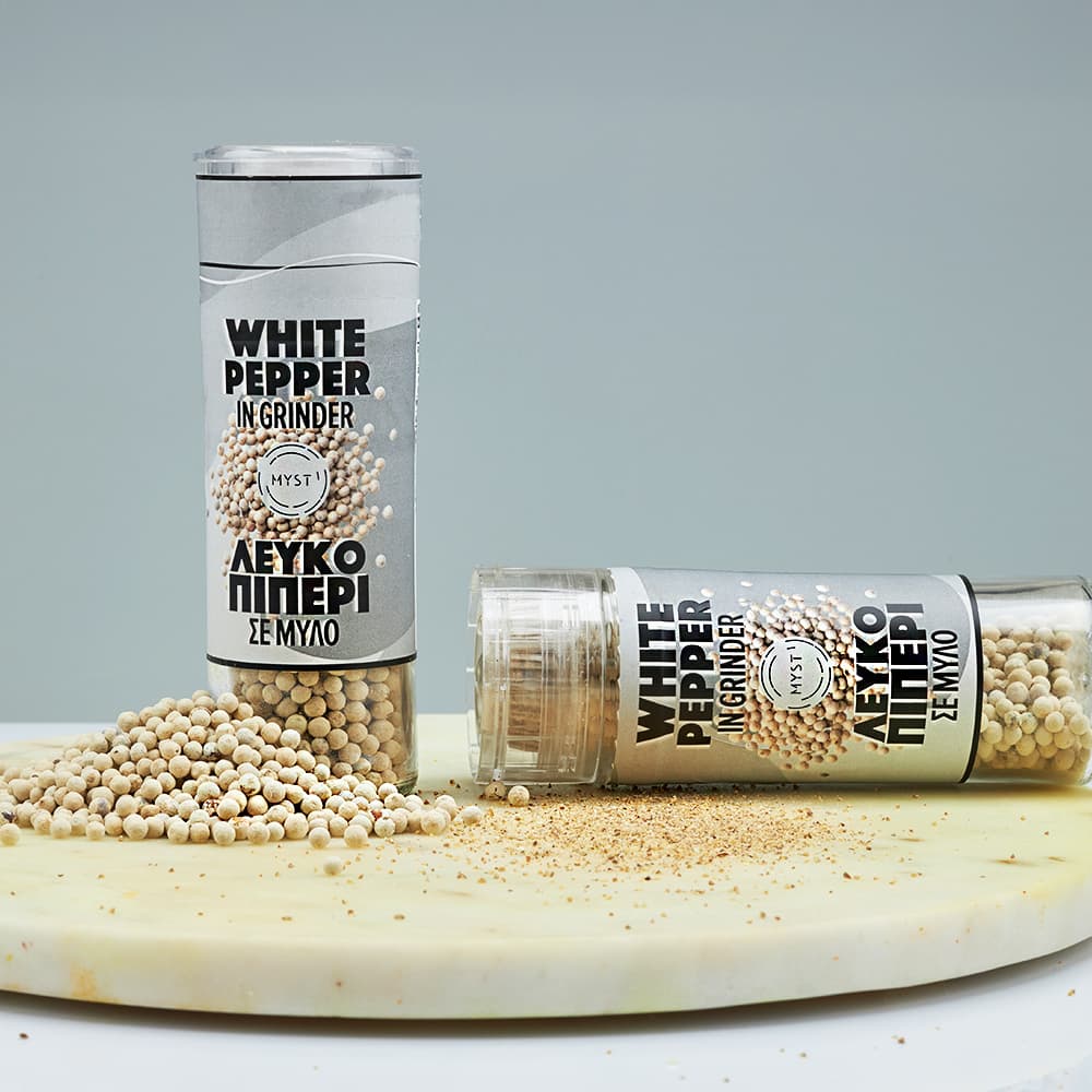 100% Pure White Pepper Grinder 60g