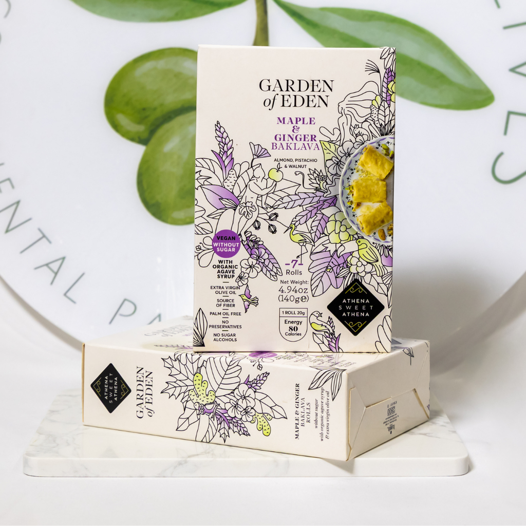 No Sugar Ginger and Maple Baklava - Garden of Eden