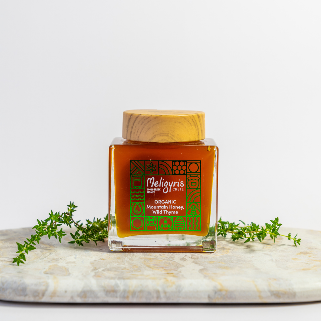 Organic Greek Wild Thyme Mountain Honey 380g