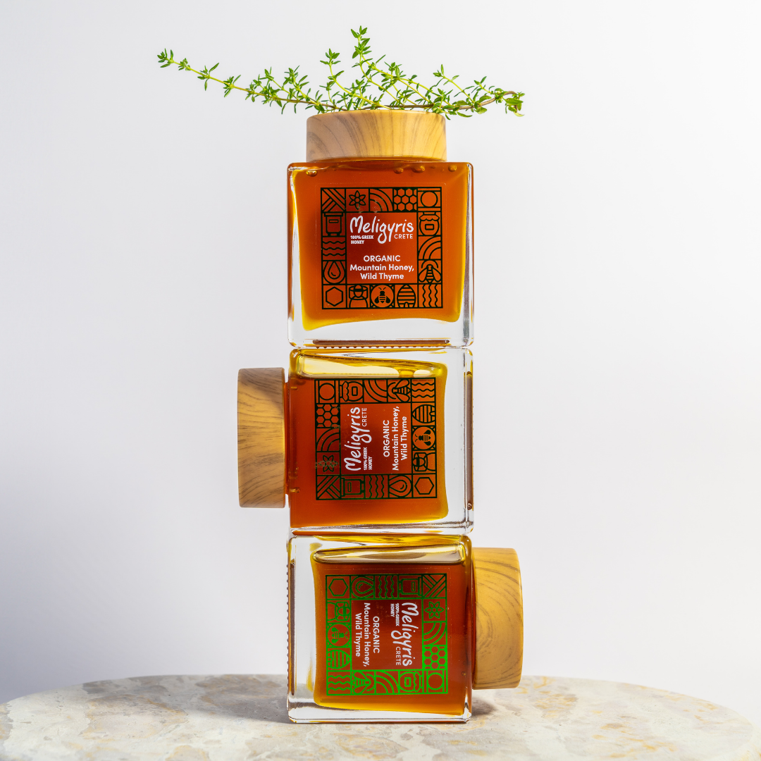 Organic Greek Wild Thyme Mountain Honey 380g