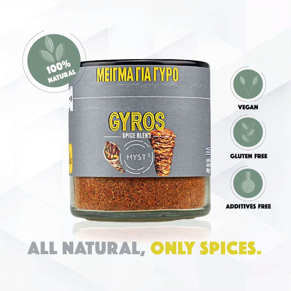 Natural Greek Gyros Spice Mix- 80g